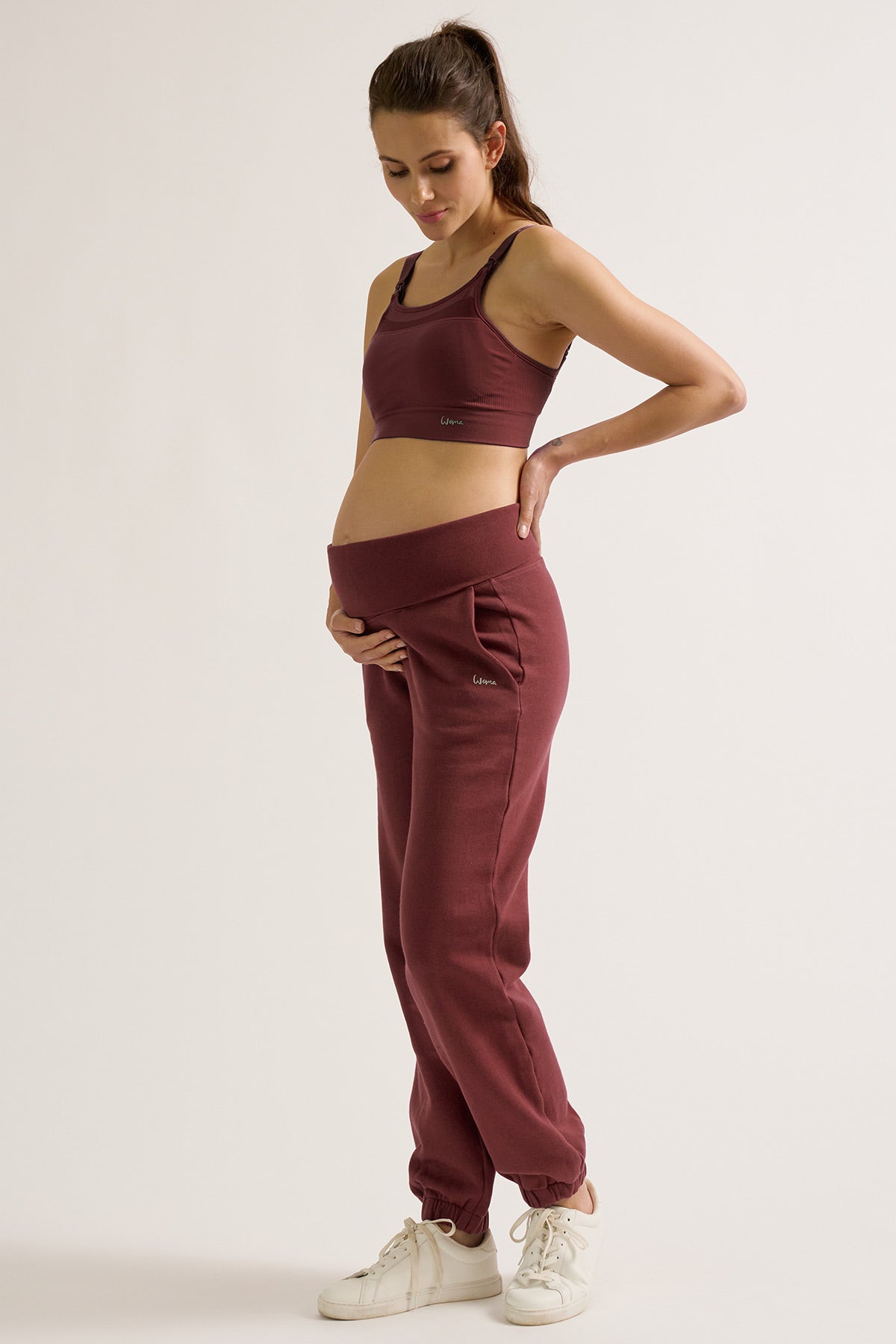 WOMA | Plum Maternity Jogger Pants
