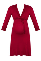 MILK BORDEAUX | Maternity and Nursing Nightdress