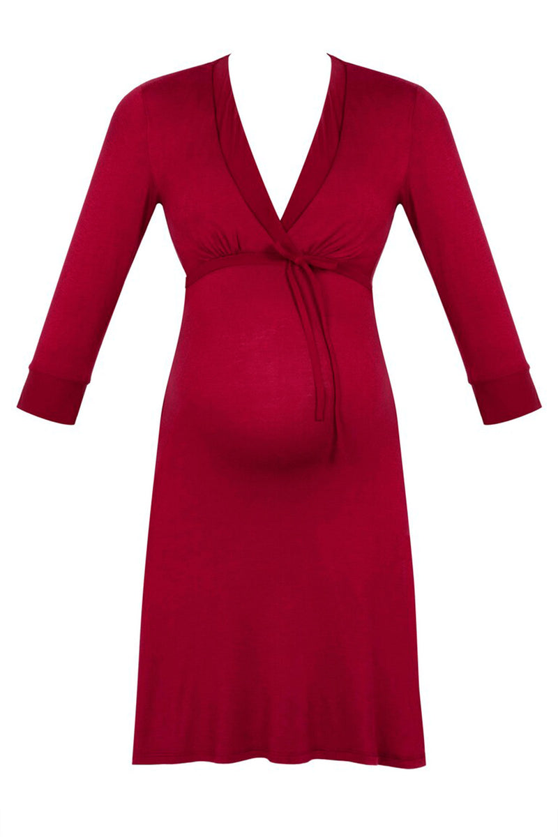 MILK BORDEAUX | Maternity and Nursing Nightdress