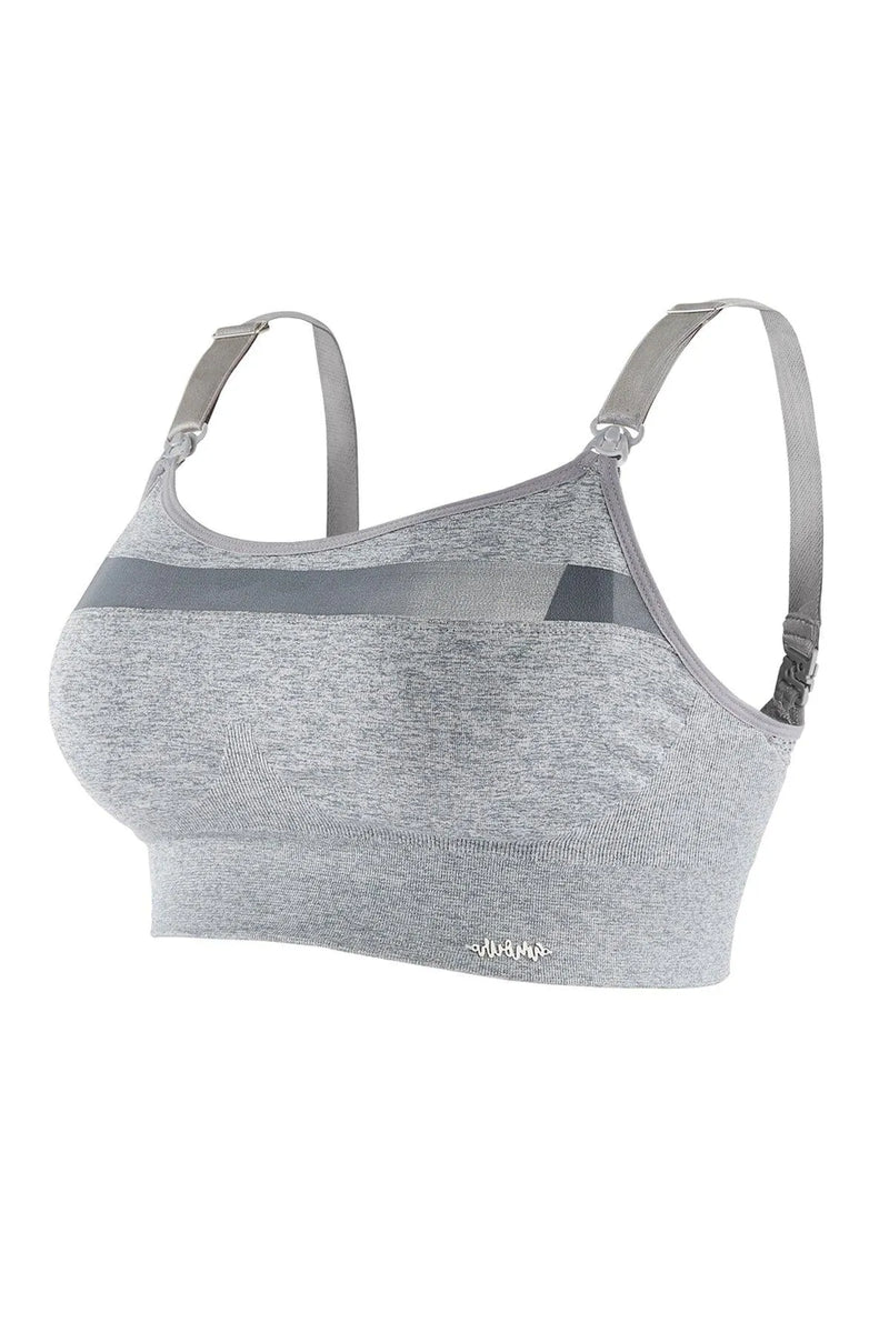WOMA | Reggiseno Sportivo Premaman e Allattamento Grigio - Pietro Brunelli
