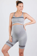 WOMA | Shorts Premaman Sportivi Grigi - Pietro Brunelli