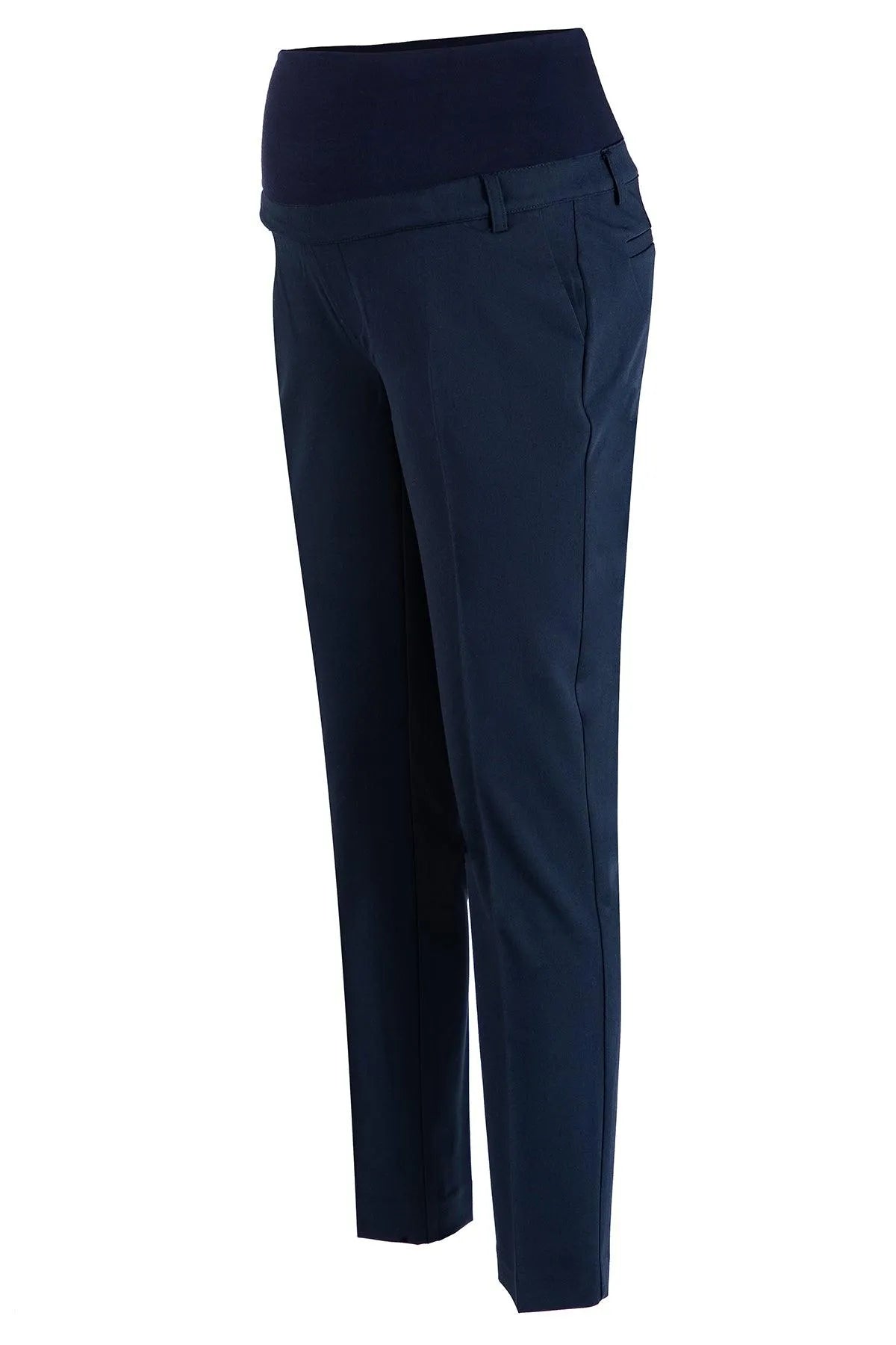 HARRY | Pantalone Premaman Slim Fit da Ufficio Blu - Pietro Brunelli