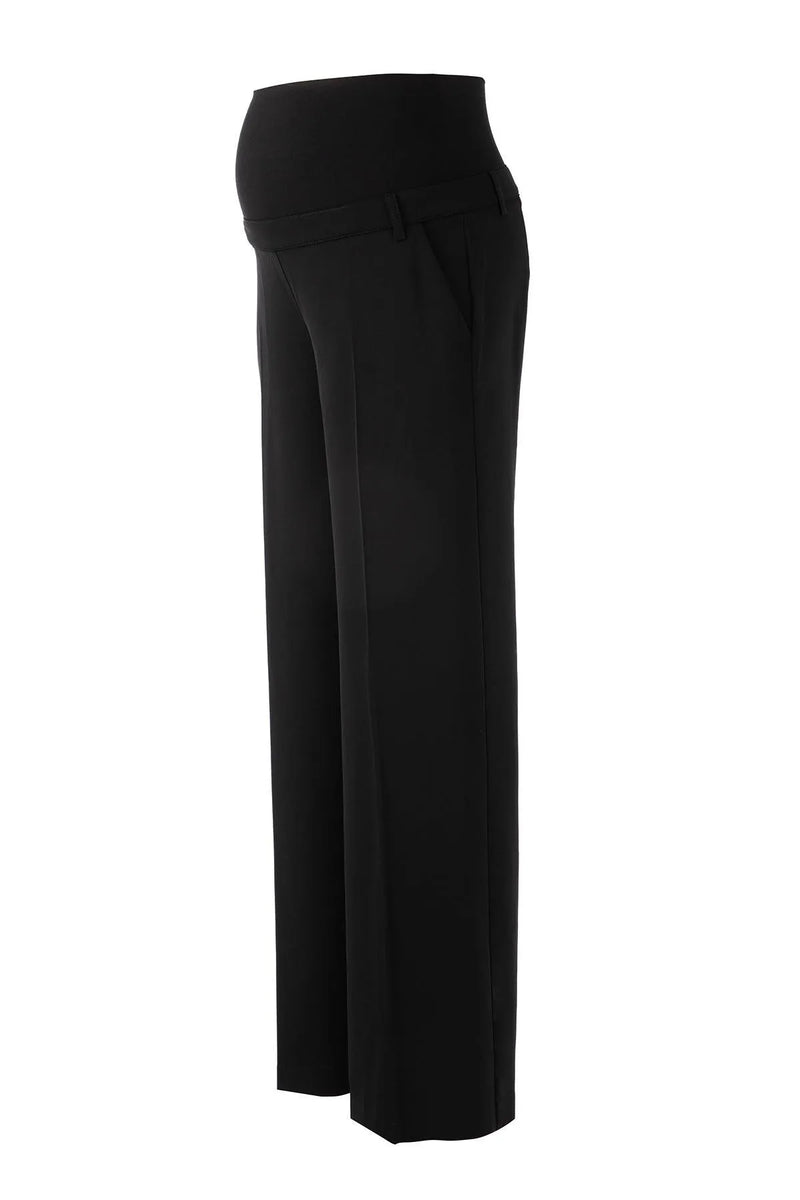 FREDDIE | Black Straight Leg Maternity Pants