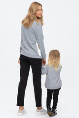 SANTA MONICA | Maternity and Nursing Sweater with French Bulldogs Pattern