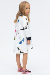 BRERA BABY | Abito Bambina con Stampa Vogue Cats