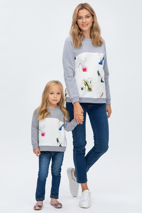 SANTA MONICA BABY | Maglia Bambina con Stampa Vogue Cats
