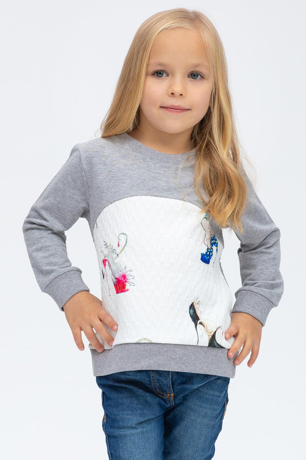 SANTA MONICA BABY | Maglia Bambina con Stampa Vogue Cats