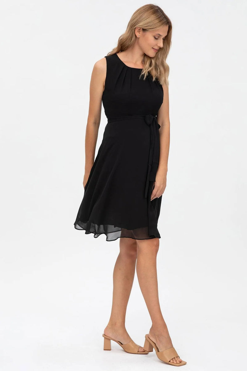 TAMIGI | Abito Premaman in Chiffon Nero - Pietro Brunelli