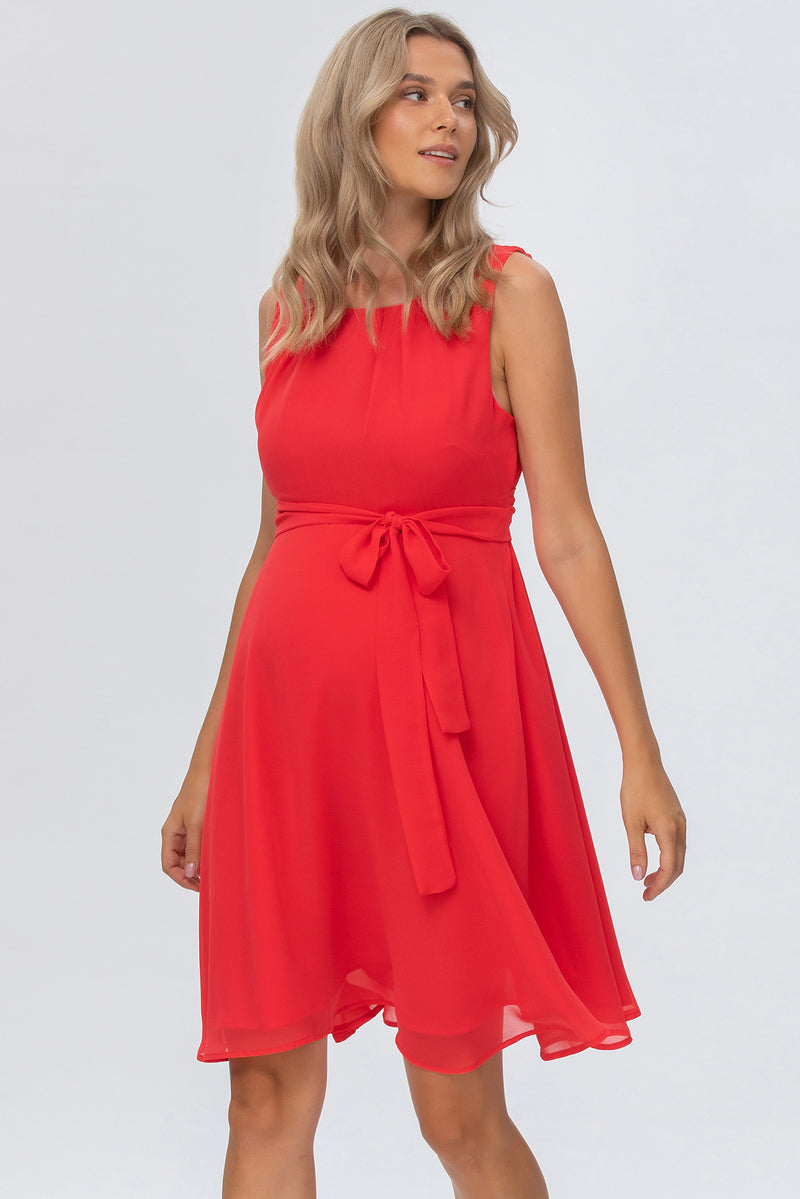 maternity evening dresses in red