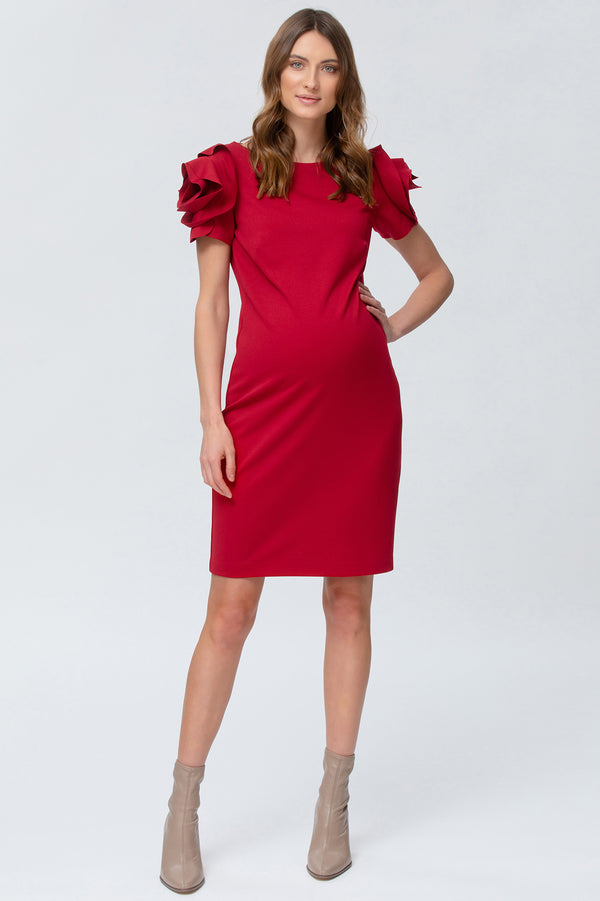 CAPRI | Maternity Dress in Punto Milano