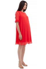 TONIA | Maternity Dress with Ruffles