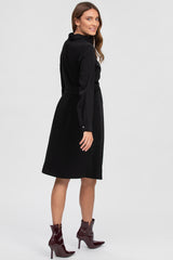 ANNE | Abito Camicia Premaman Nero