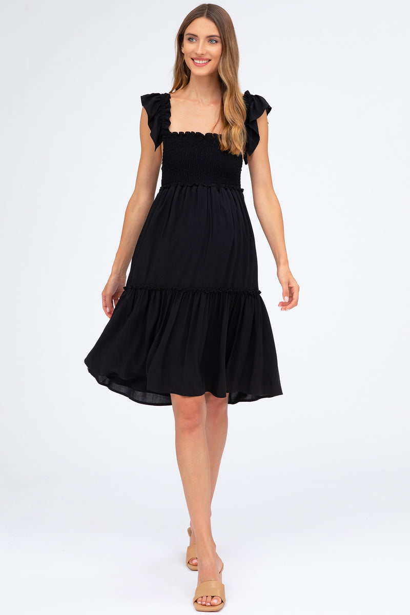 CHLOÉ | Short Black Maternity Dress