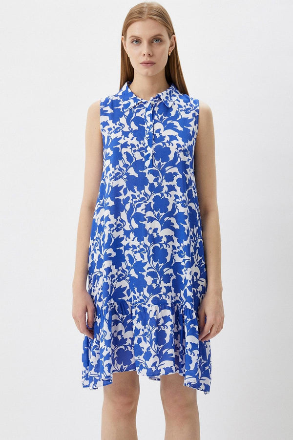 Mini vestito premaman con stampa floreale
