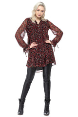 SCARLETT | Mini Abito Animalier in Georgette