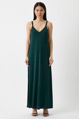 SALLY | Slip Dress Verde