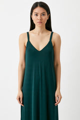 SALLY | Maternity Slip Dress in Green