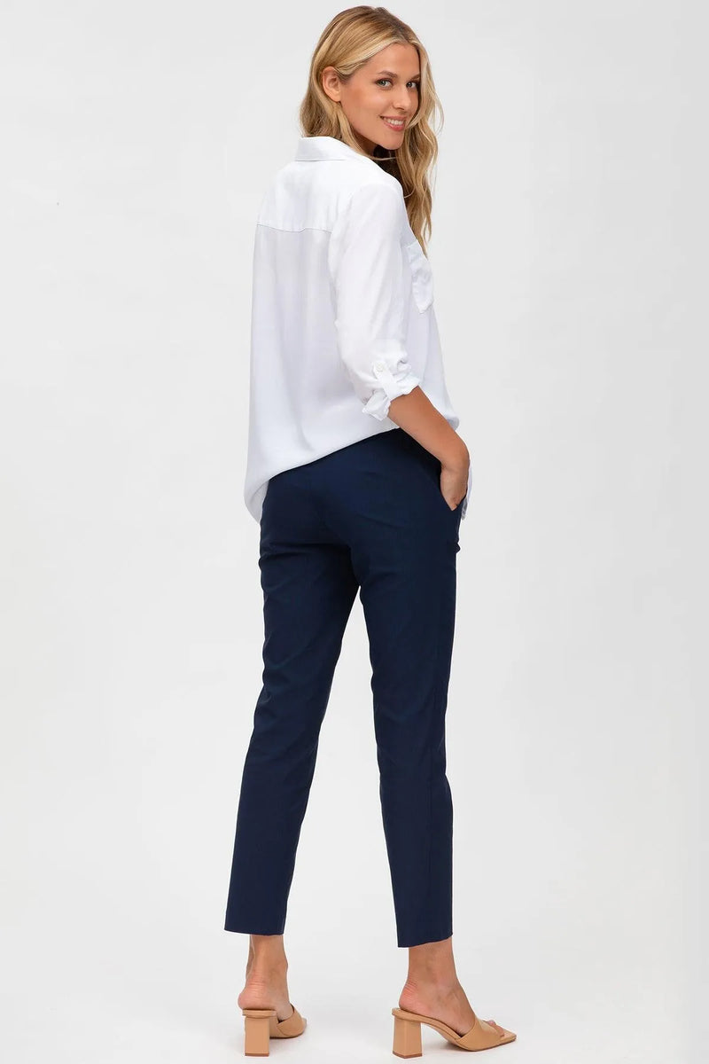 ELWOOD | Pantaloni Premaman Elasticizzati Blu - Pietro Brunelli