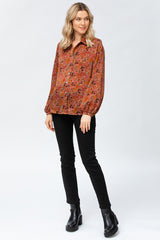 ERICA QA06 | Camicia Premaman con Stampa