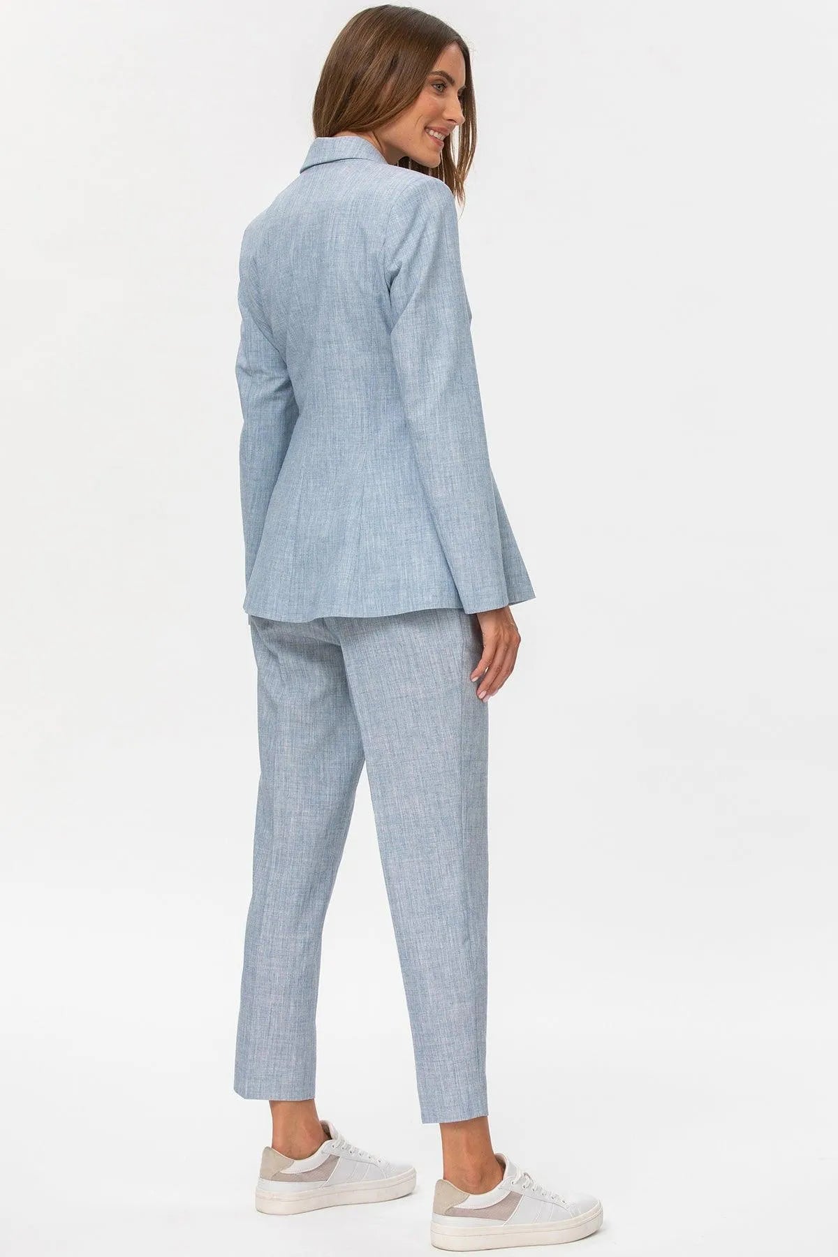 KATE | Pantalone Premaman da Ufficio Azzurro - Pietro Brunelli