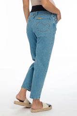 Mom Jeans premaman con gamba dritta,