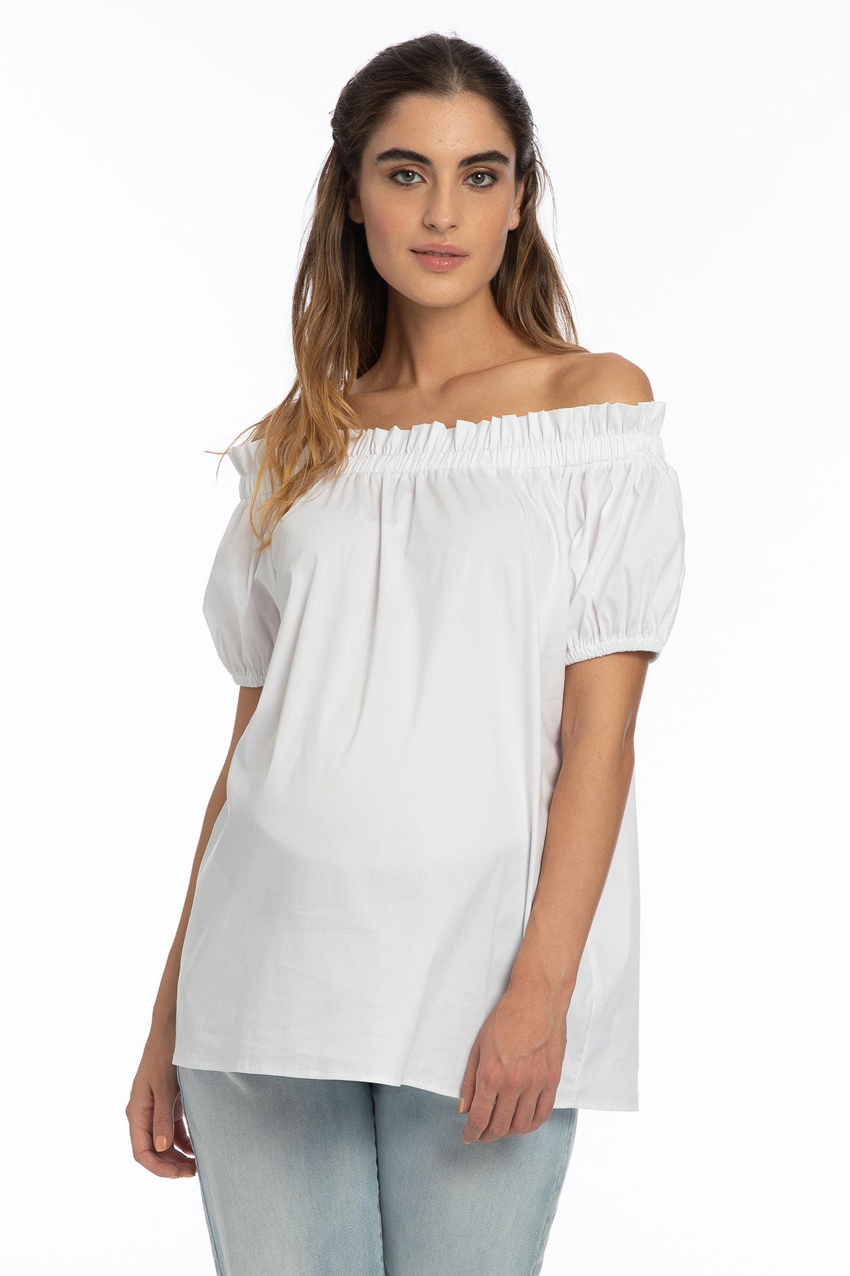 SUSY | Off-The-Shoulder Maternity Top