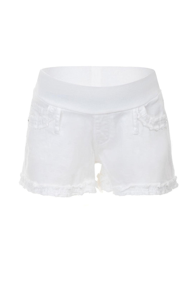 BONNIE MINI SHORTS BIANCHI | Pantaloncini Premaman in Cotone - Pietro Brunelli