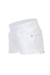 BONNIE MINI SHORTS BIANCHI | Pantaloncini Premaman in Cotone - Pietro Brunelli
