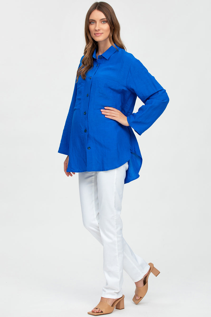 LISA | Camicia Premaman Oversize Blu