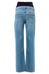 HI-RISE STRAIGHT LEG W037 | Jeans Premaman a Gamba Dritta - Pietro Brunelli