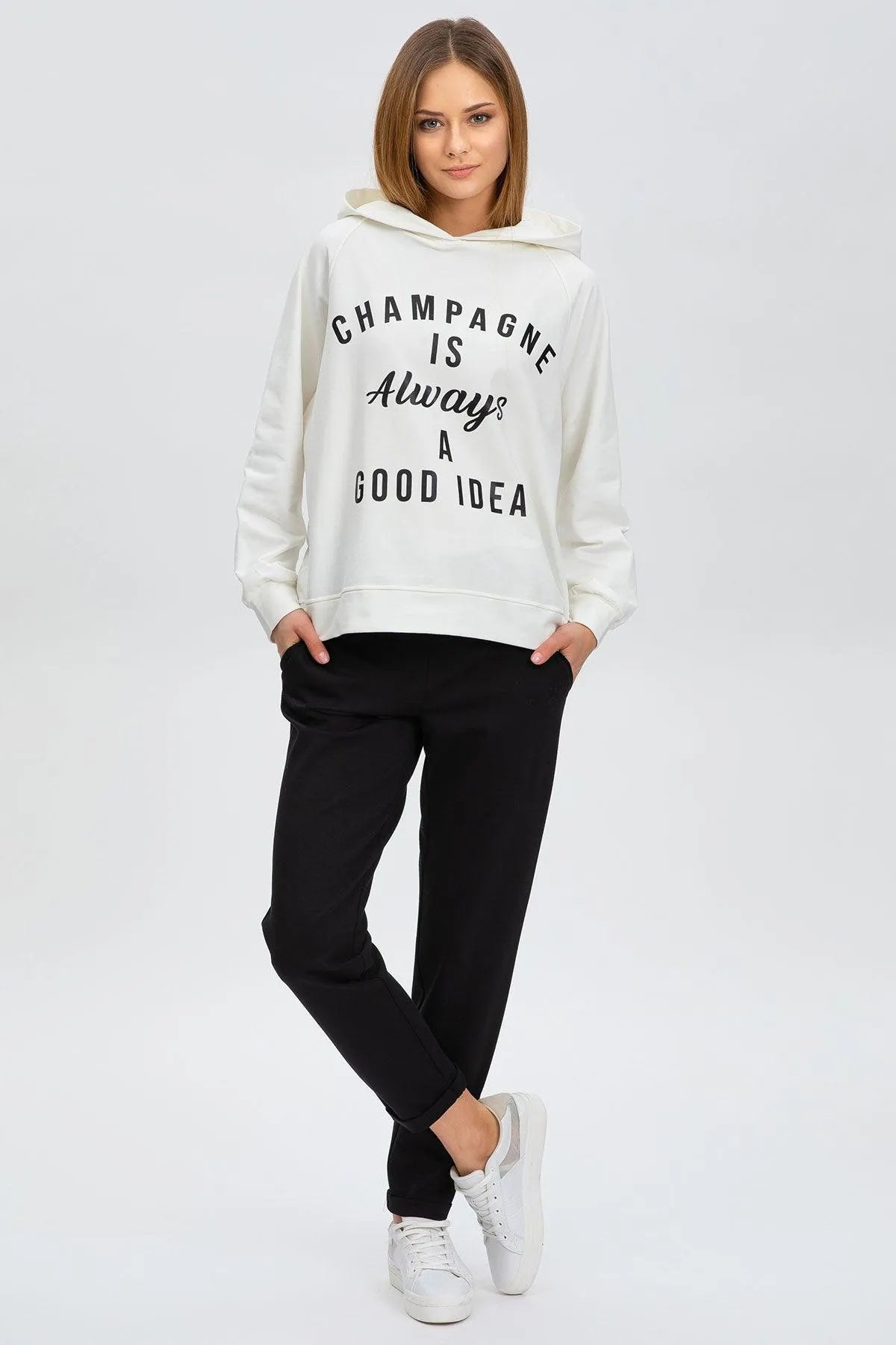 COMFY JOSHUA | Jogger Premaman Neri in Punto Milano con Risvolto - Pietro Brunelli