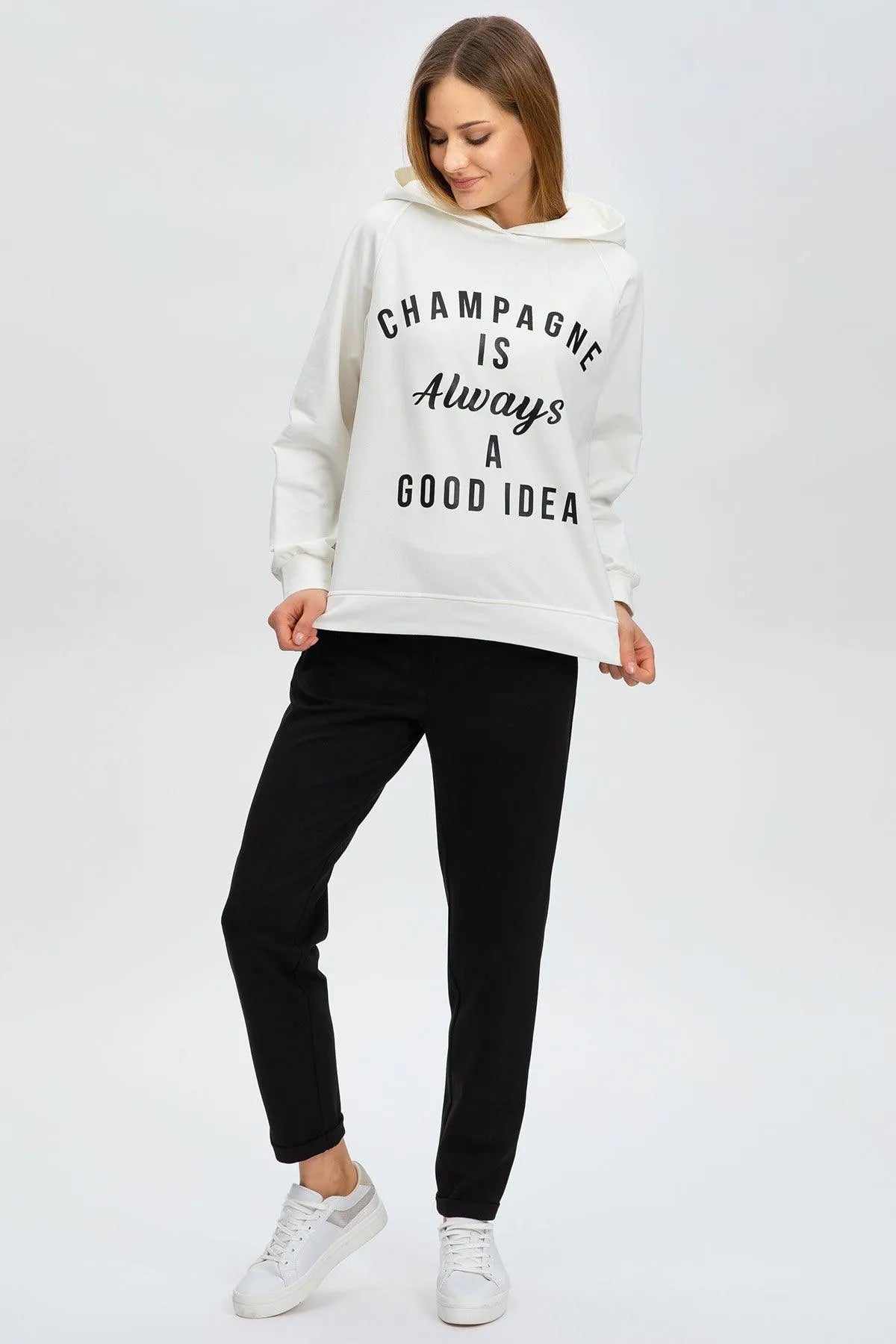 COMFY JOSHUA | Jogger Premaman Neri in Punto Milano con Risvolto - Pietro Brunelli