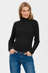 BODY GRACE | Body Premaman Nero a Collo Alto