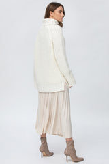 ALASKA | Maglione Premaman Bianco in Lana