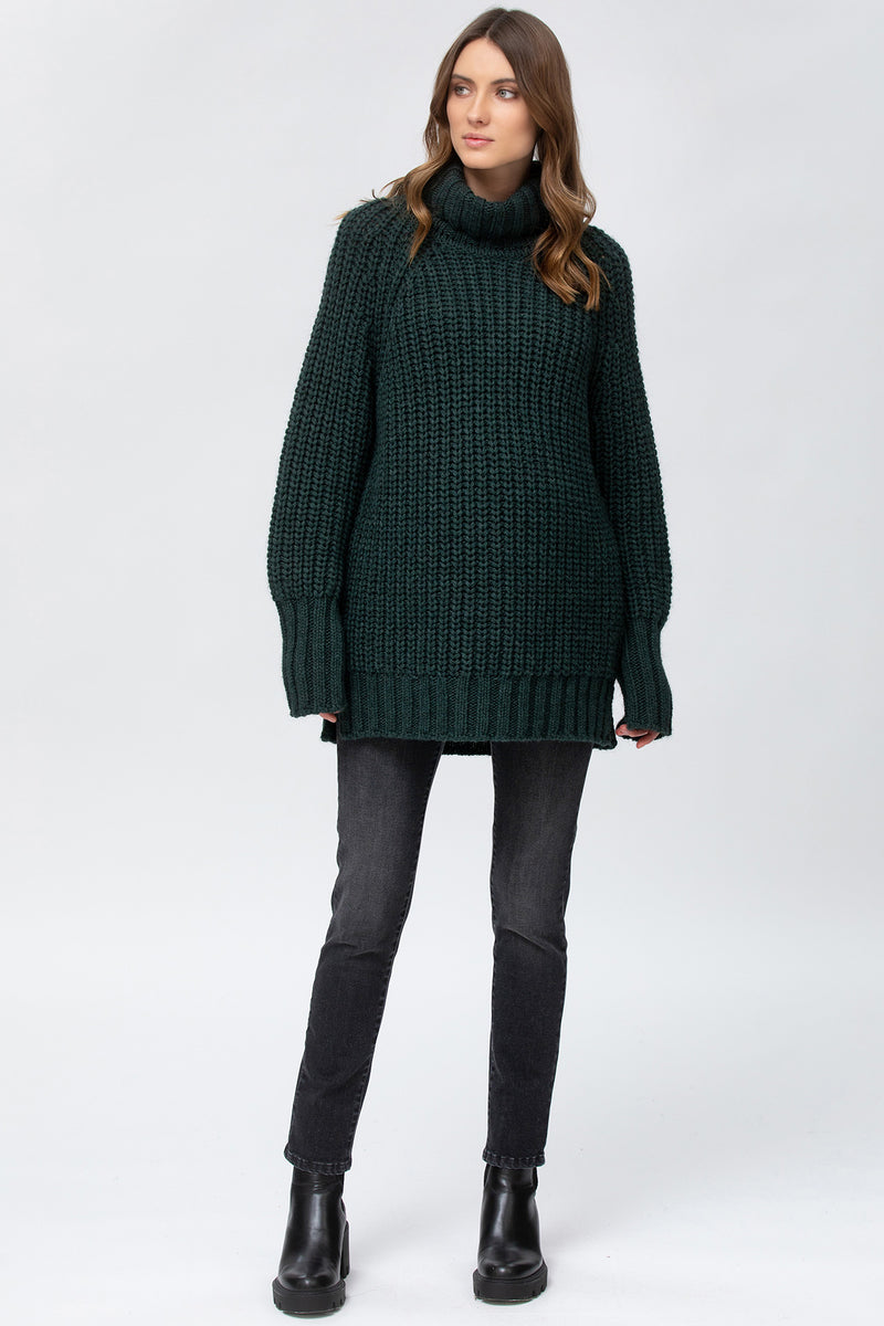COOL GIRL W099 | Jeans Premaman Nero Effetto Stoned