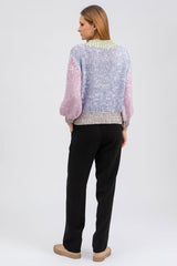 GRAN PARADISO | Maglione a Collo Alto Colorato in Mohair