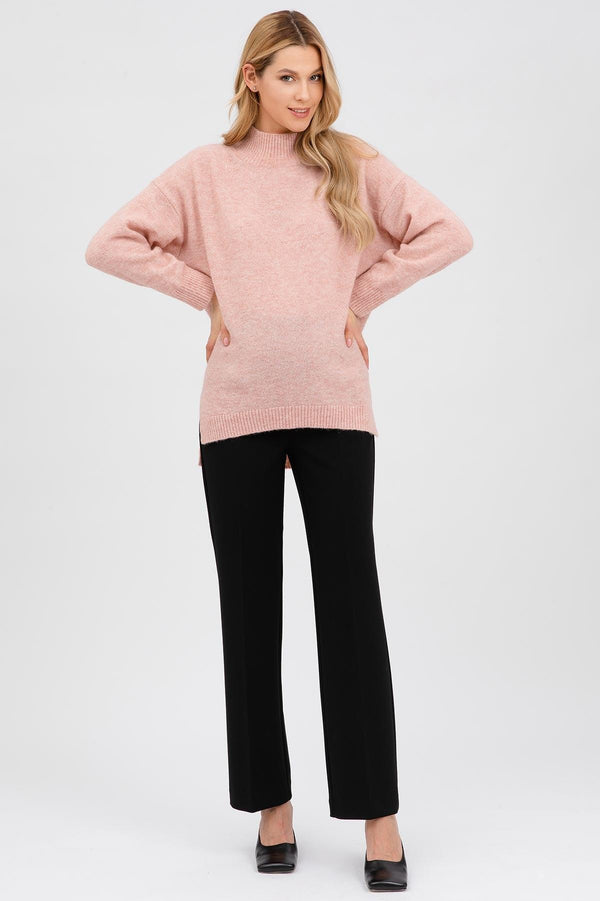 COMFY LEO | Pantaloni Premaman in Punto Milano a Gamba Dritta