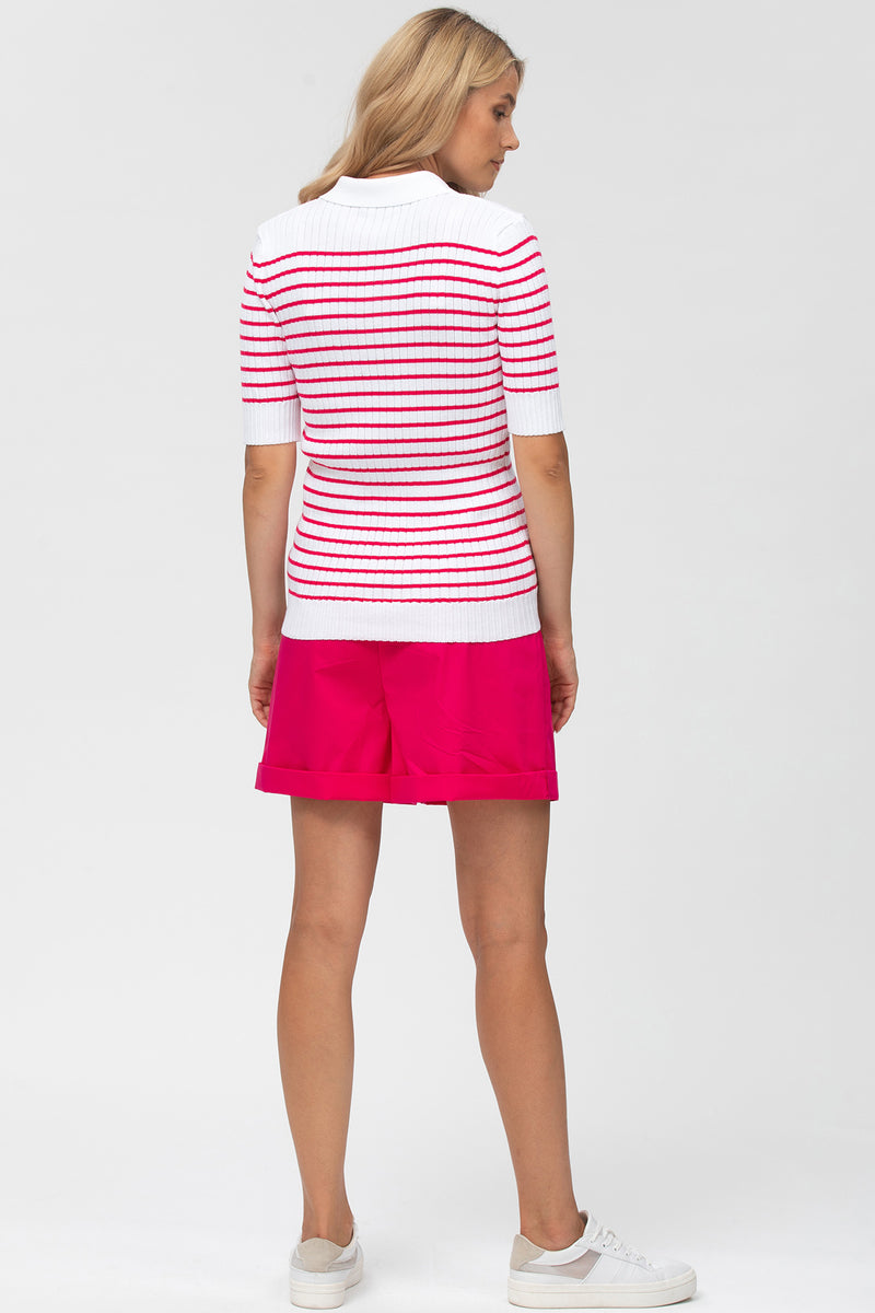 ADVENTURE SHORTS | Pantaloncini Premaman in Cotone Rosa