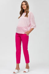 ELWOOD | Maternity Stretch Pants in Pink