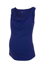 MARIE | Sleeveless Maternity and Nursing Top in Blue