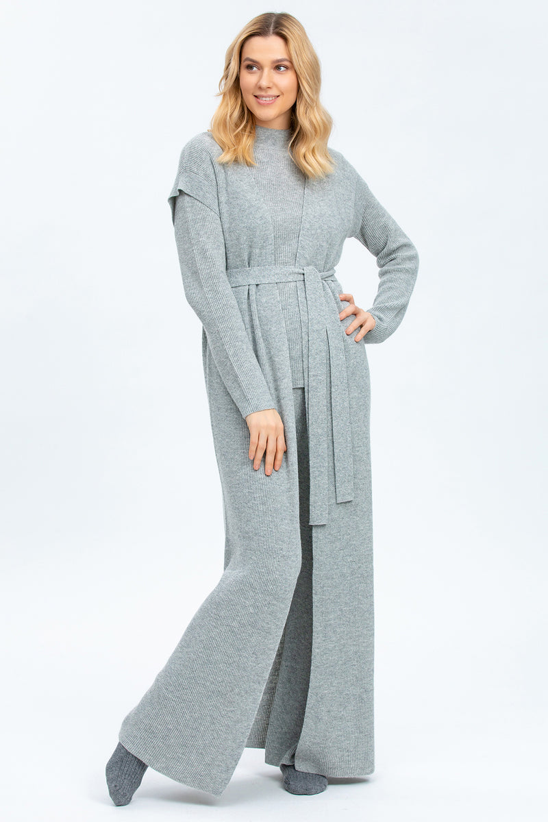 Cardigan Premaman a Costine in Lana e Cashmere