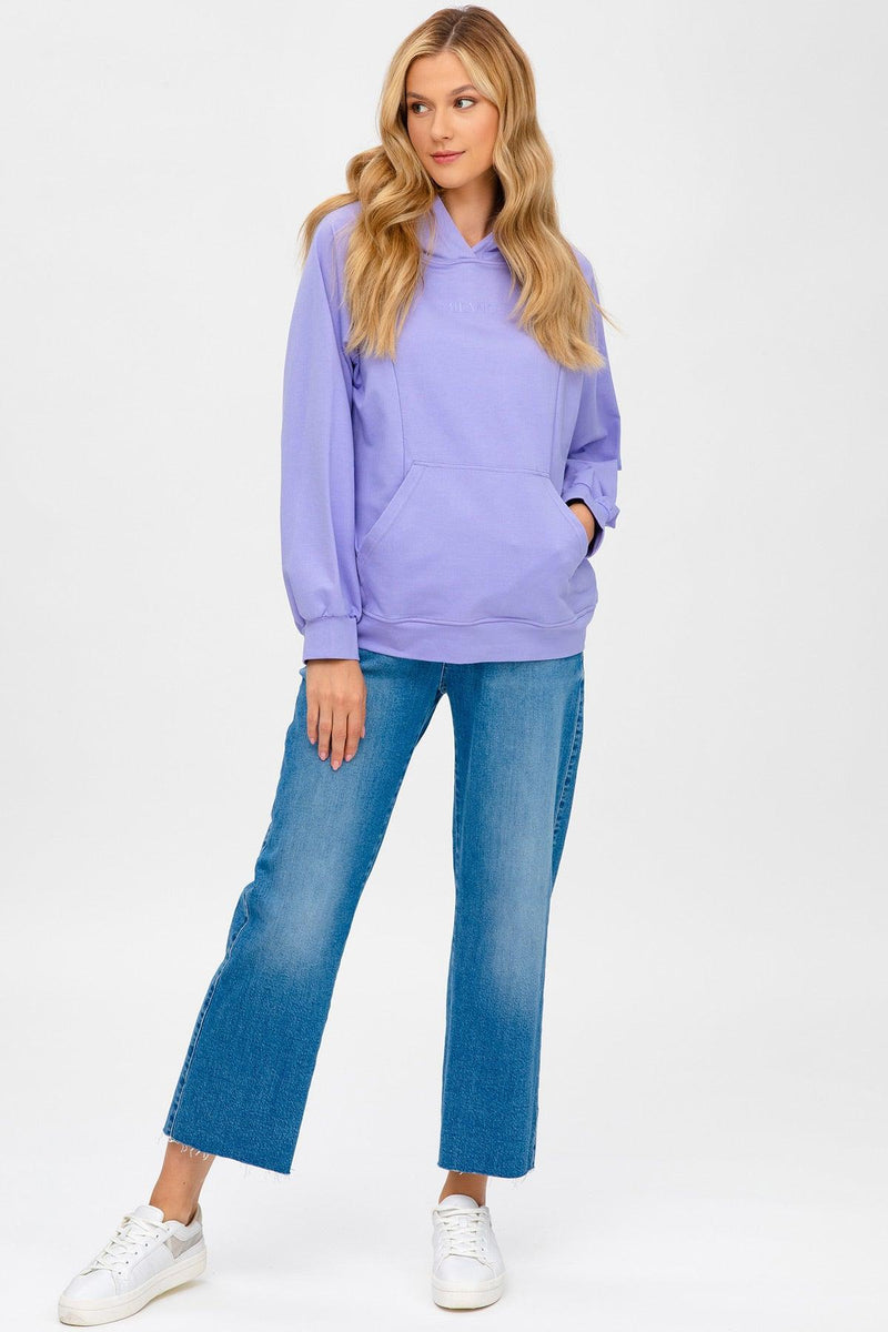 SANTA MARGHERITA | Maternity and Nursing Sweatshirt in Lilac