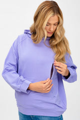 SANTA MARGHERITA | Maternity and Nursing Sweatshirt in Lilac