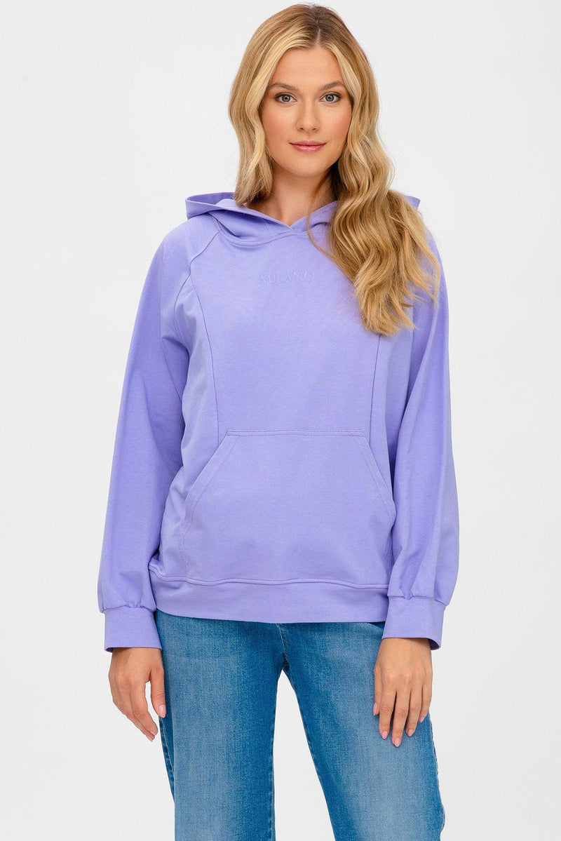 SANTA MARGHERITA | Maternity and Nursing Sweatshirt in Lilac