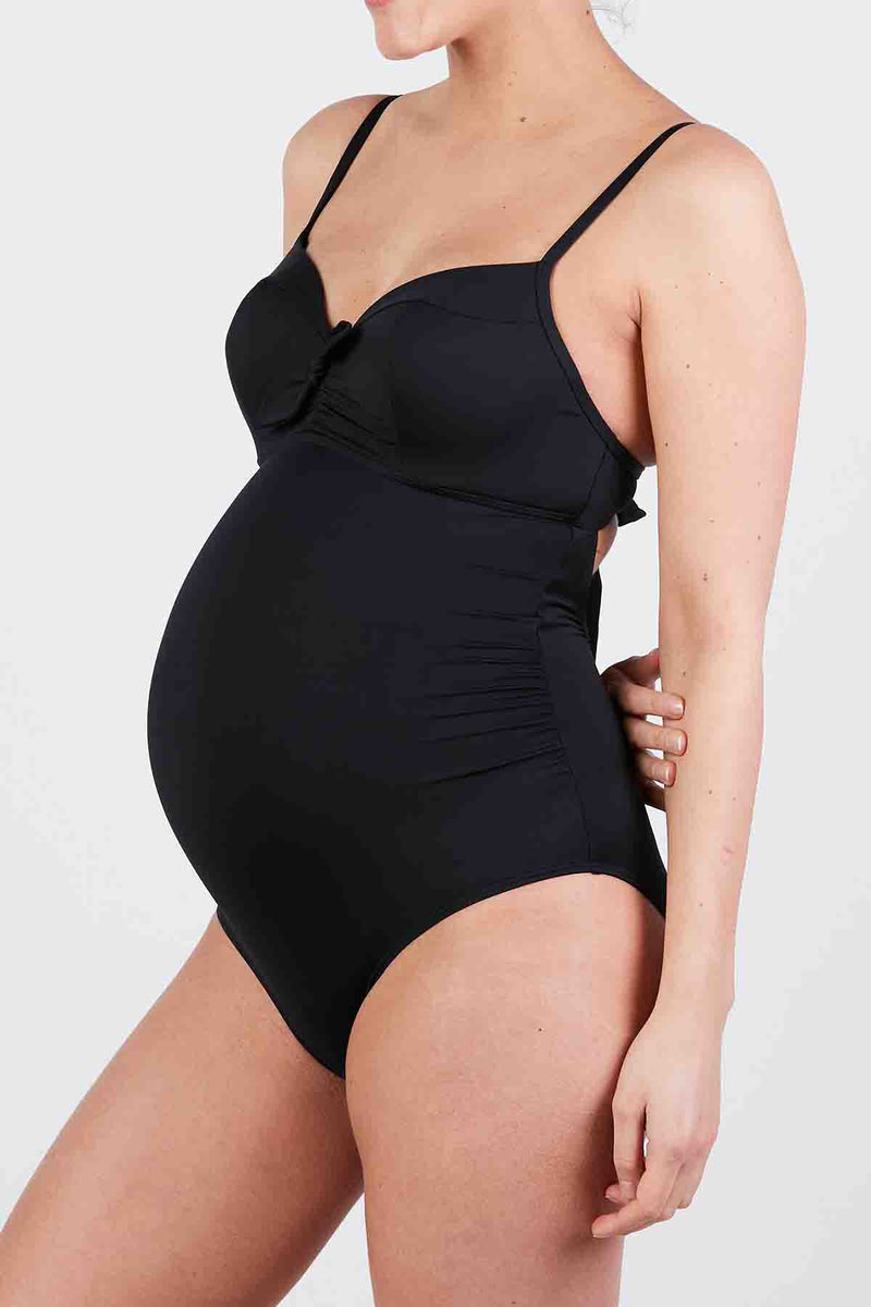 MONACO | Black Maternity Swimsuit