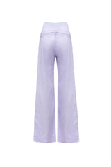 JOSEPH | Linen Maternity Pants in Lilac