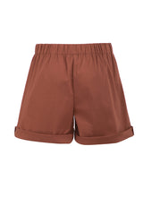 ADVENTURE SHORTS | Pantaloncini Premaman in Cotone Marrone