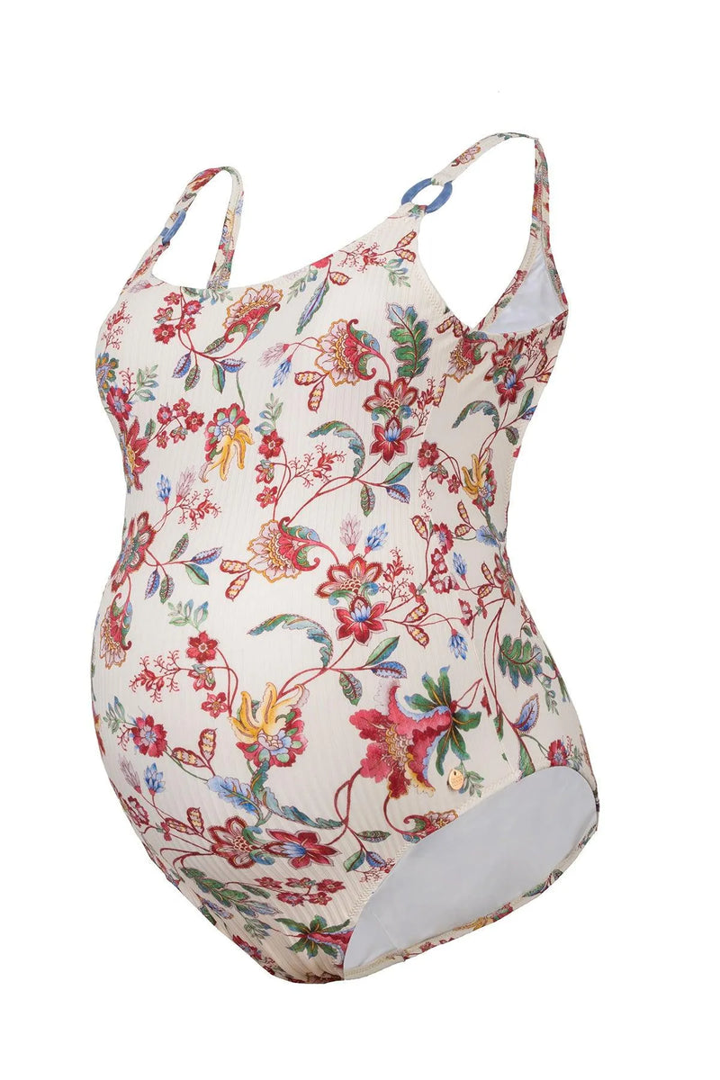 TEA TIME | Costume Premaman Intero con Motivo Florale - Pietro Brunelli