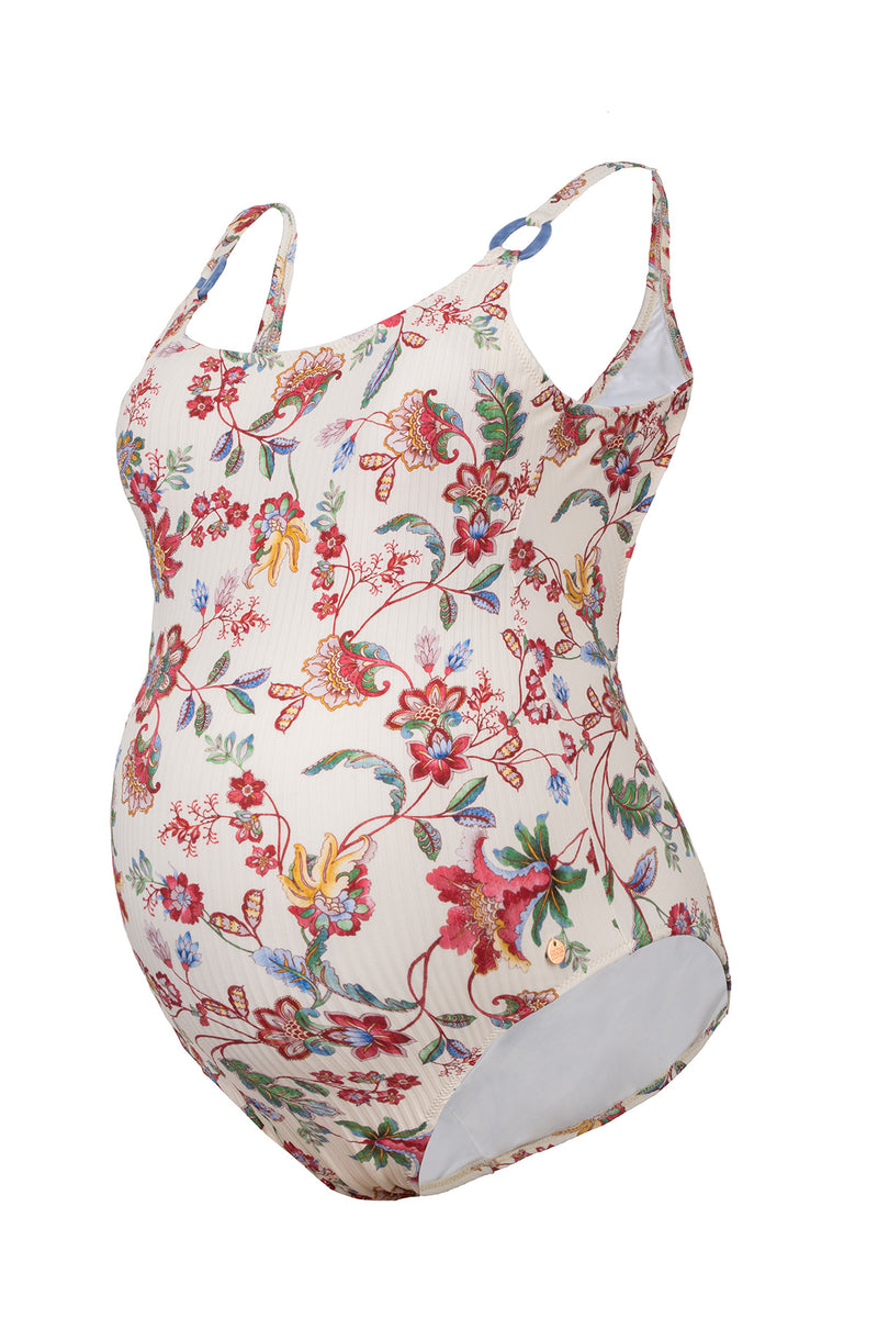 TEA TIME | Maternity Swimsuit with Floral Print