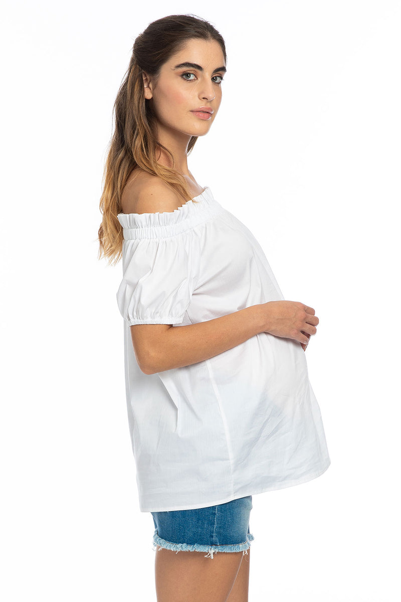 SUSY | Off-The-Shoulder Maternity Top